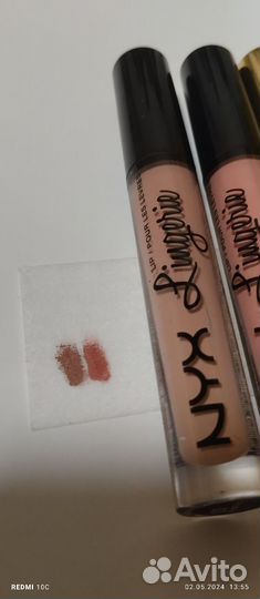 Жидкие матовые помады Nyx. Тушь Кабаре