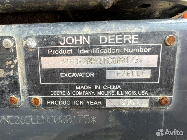 Гусеничный экскаватор John Deere E260 LC, 2021