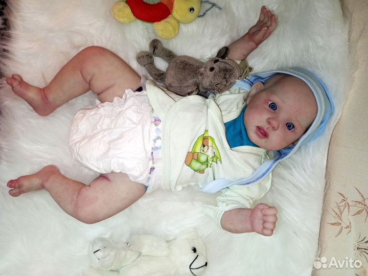 Кукла Реборн ручной работы 55см