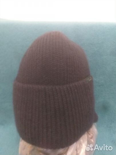 Вязаная шапка мужская