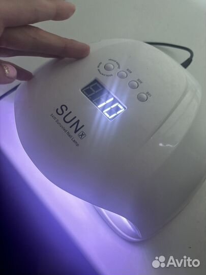 LED лампа доя маникюра гель лака sun x бу