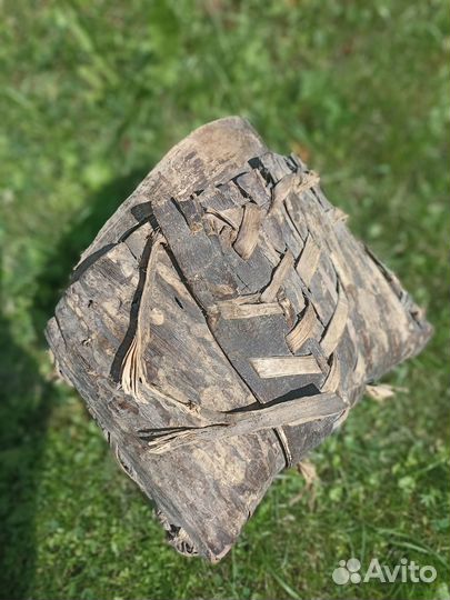 Туесок берестяной старинный