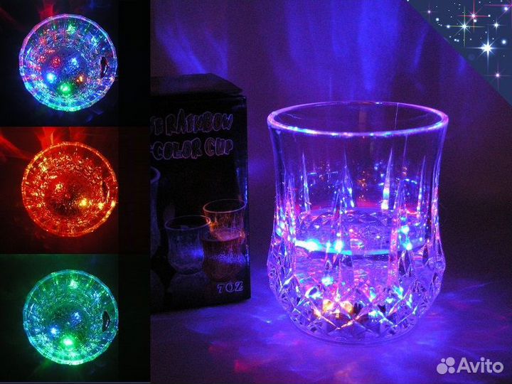 Стакан светящийся с подсветкой
