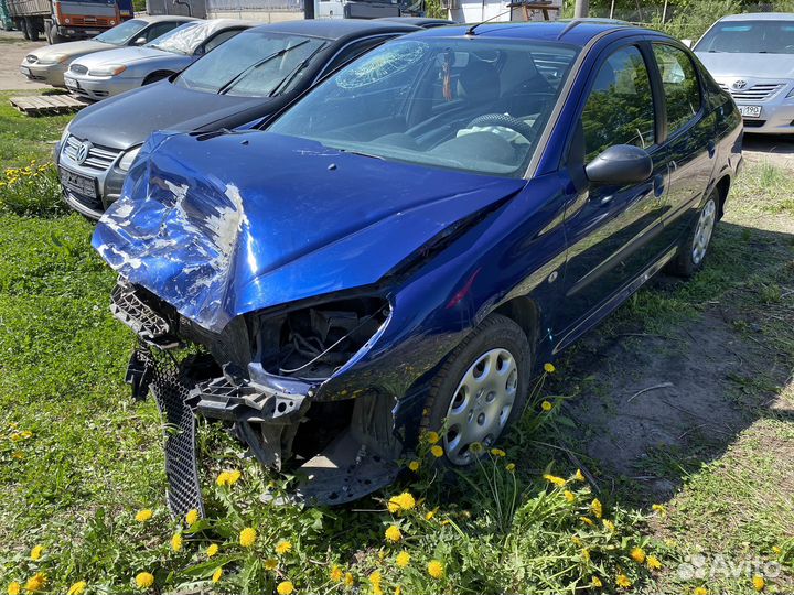 Peugeot 206 седан разбор