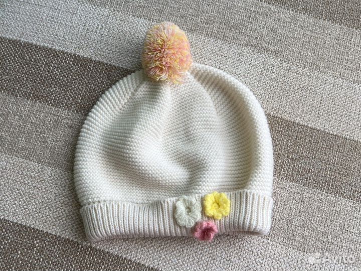 Шапка и шарф для девочки оригинал