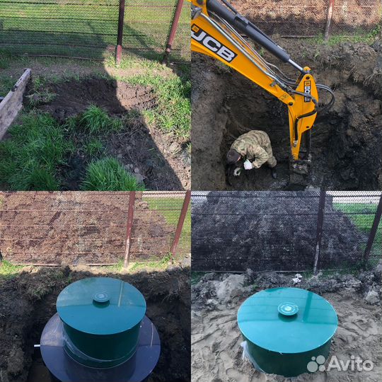 Септик на 3 человека под ключ