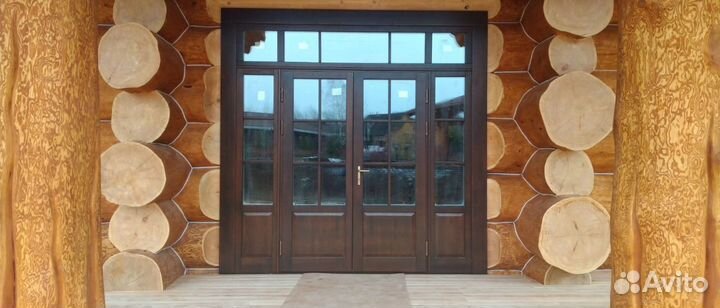 Деревянное евроокно