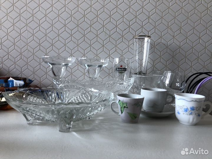 Бакалы,фужеры,вазы,салатницы СССР