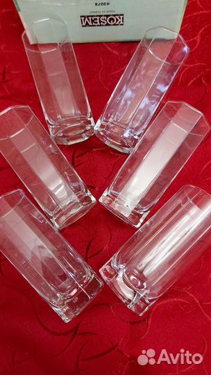 Стаканы для сока и пива 2 набора