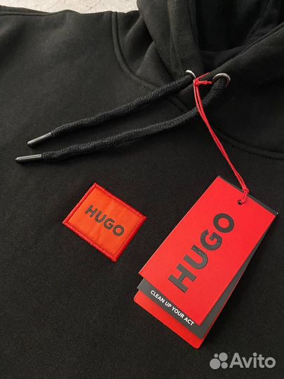 Худи Hugo Boss черное новое