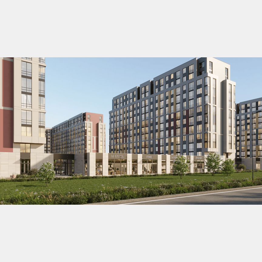 2-к. квартира, 55,1 м², 10/12 эт.