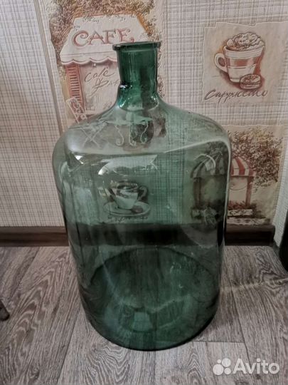 Бутыль самодувная под пробку 30л