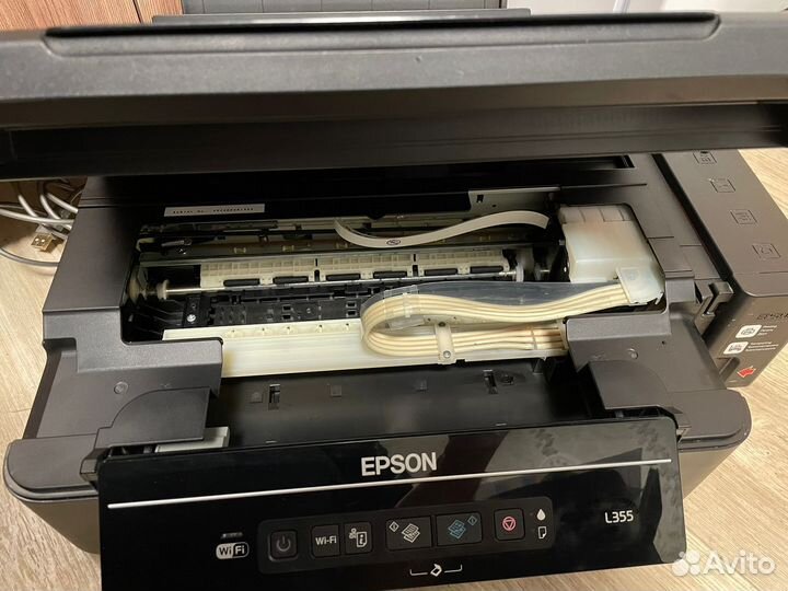 Цветной мфу 3 в 1 Epson l355 с wi-fi