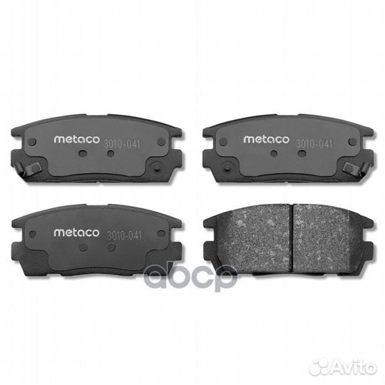 Колодки тормозные 3010041 metaco