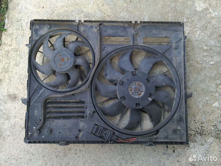 Вентиляторы audi q7 4,2бензин