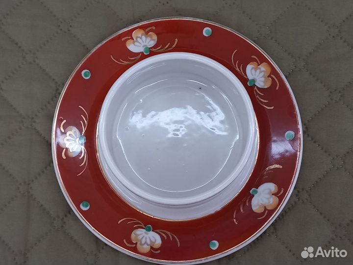 Масленка Хлопок и тарелки, Вербилки 60е годы