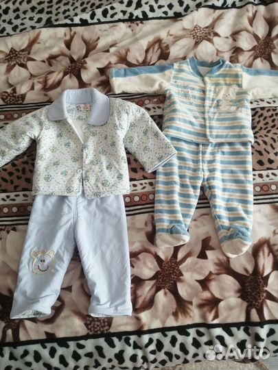 Одежда пакетом для мальчика размер 52-74