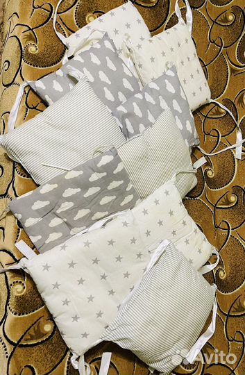 Бортики в детскую кроватку