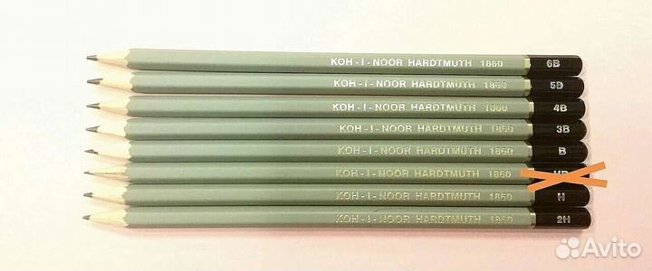 Карандаши чёрнографитные профессиональные (Чехия)