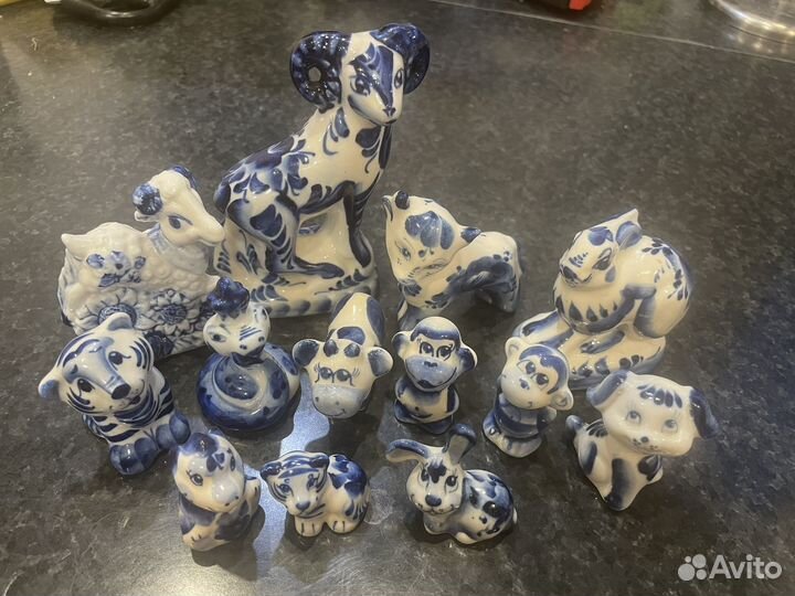 Фигурки животных знает зодиака восточный гороскоп