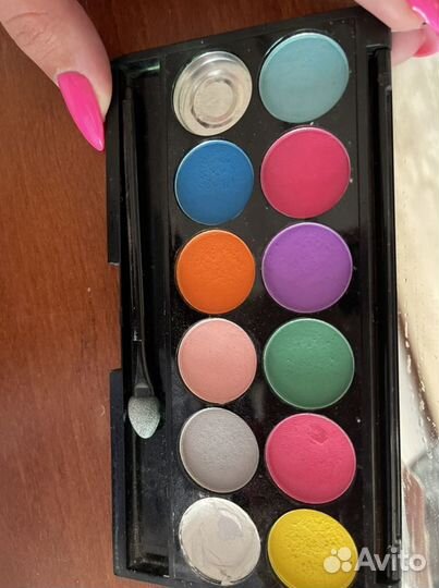 Палетка теней Sleek 12 цветов