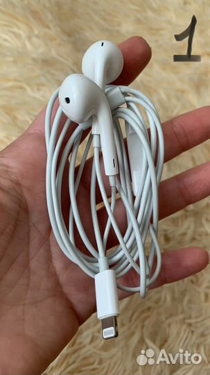 Наушники apple earpods lightning