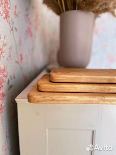 Доска разделочная деревянная большая 20 на 32 см