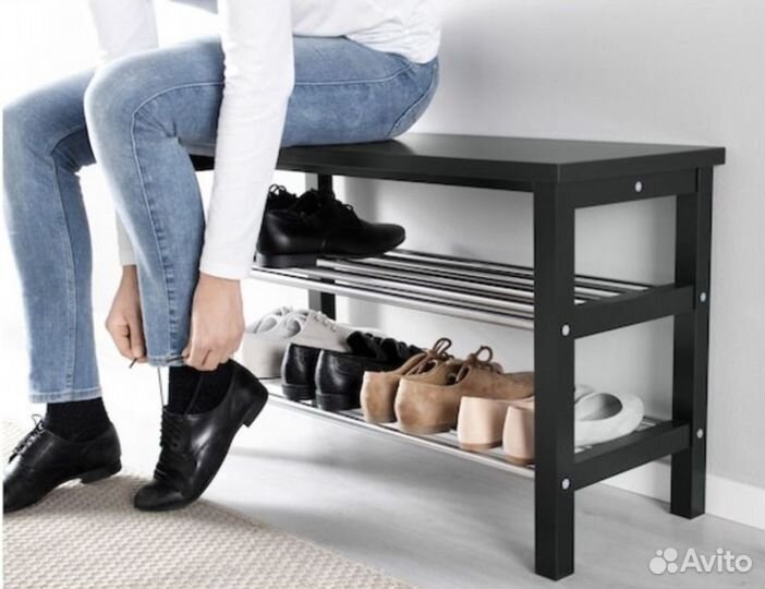 Скамья Икеа Tjusig лавка для обуви