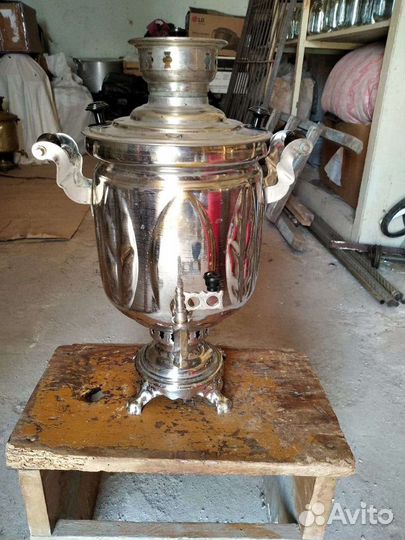 Самовар леписток 5 литров новый СССР