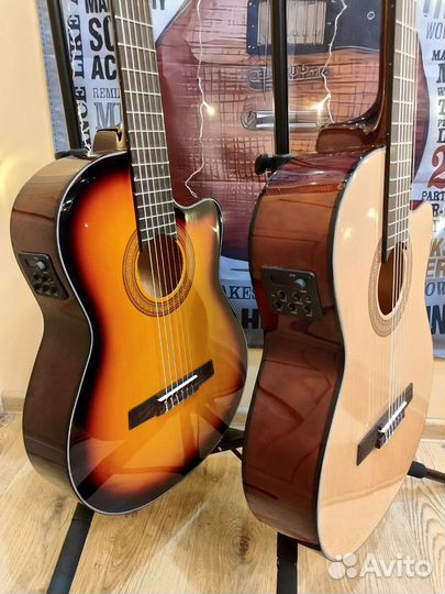 Гитара классика с подключением hohner hc06 new 4/4