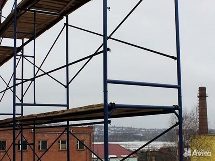 Леса строительные 300м2, вышка-тура 6,3м в аренду