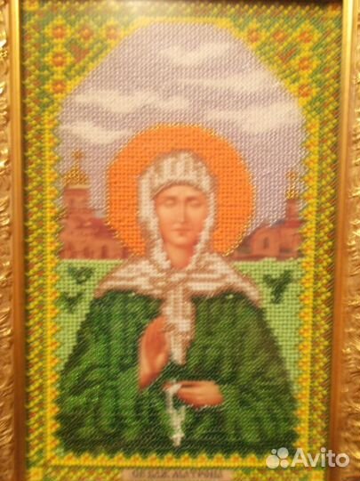 Икона бисером 