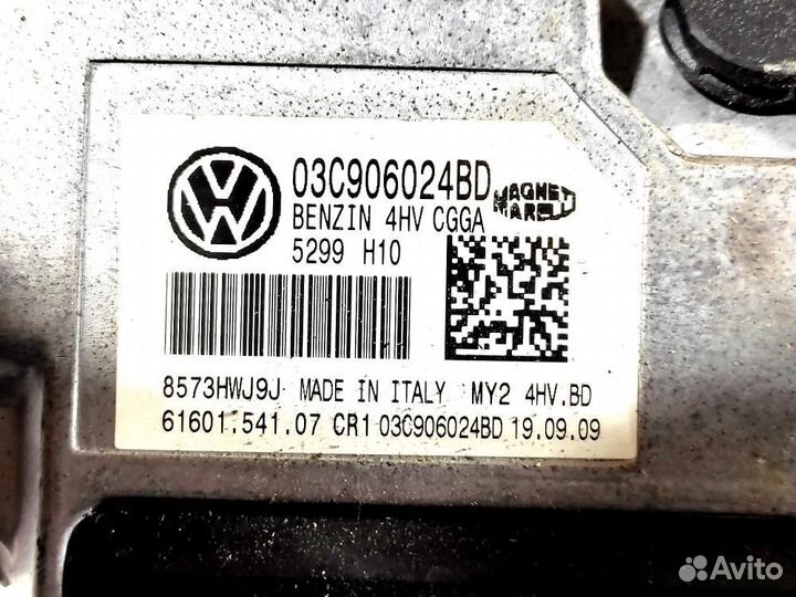 Блок управления двс (1.4 CGG МКПП) Golf Plus (2005