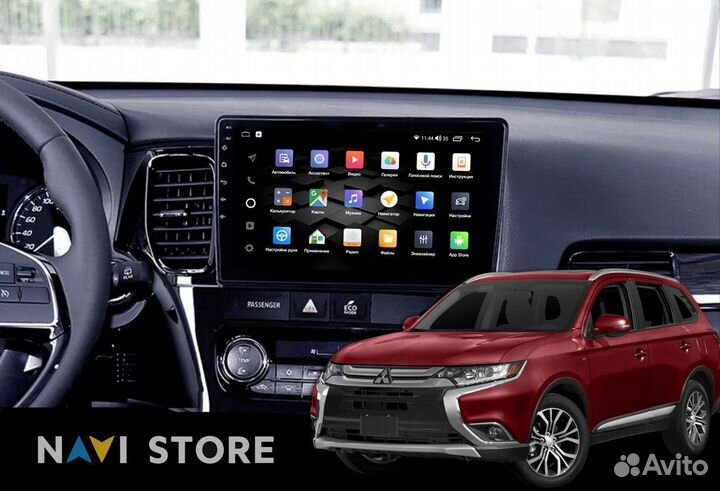 Магнитола Android Mitsubishi Outlander 12-18 1/32