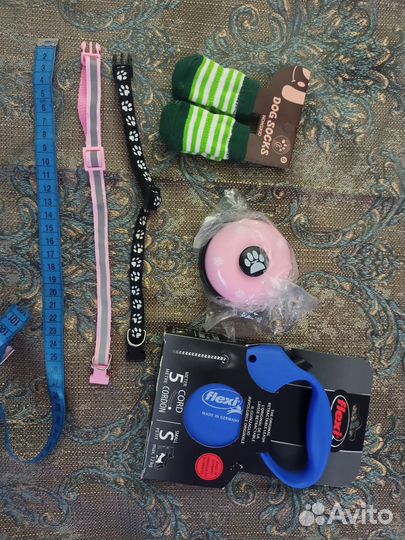 Одежда для собак, ошейник,носки,шапка