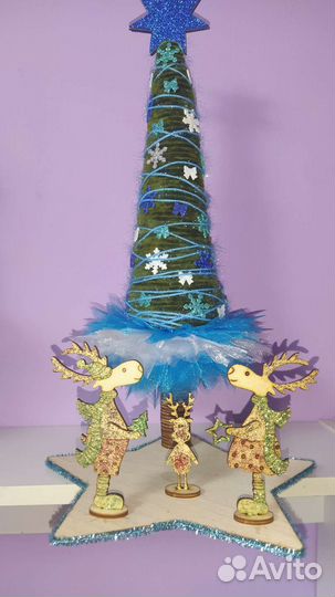 Новогодняя поделка ёлка, новогодние сувениры