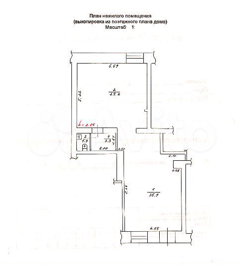 Коммерческое помещение, 70 м²