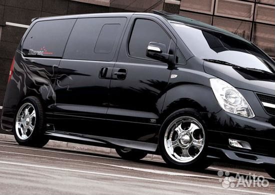 Накладки на пороги Hyundai Grand Starex H-1