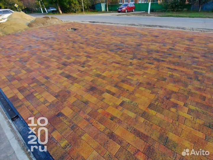 Тротуарная плитка, бордюры, газонная решетка