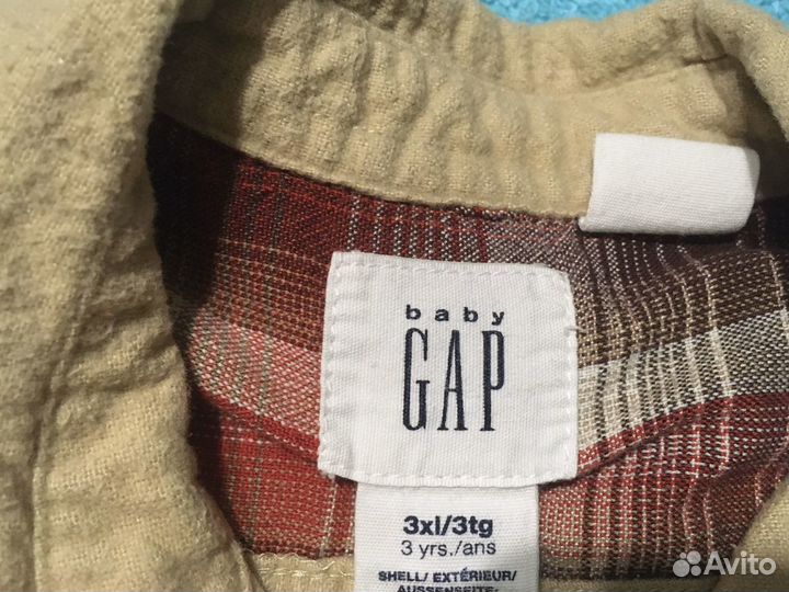 Рубашка Gap тёплая на 3 года