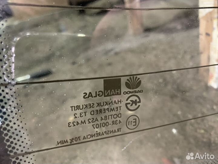 Стекла боковые и заднее Daewoo Nexia