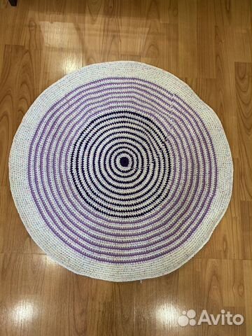 Вязанные коврики крючком