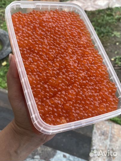 Красная икра кета