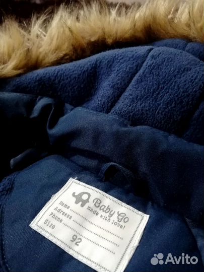 Зимний комбинезон 92 новый