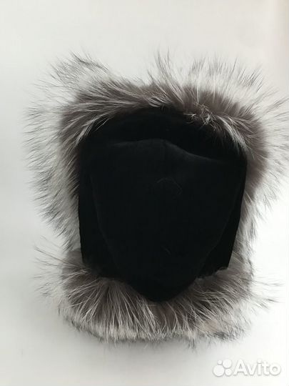 Шапка Капор Чернобурка Овчина Avenue Оригинал Росс