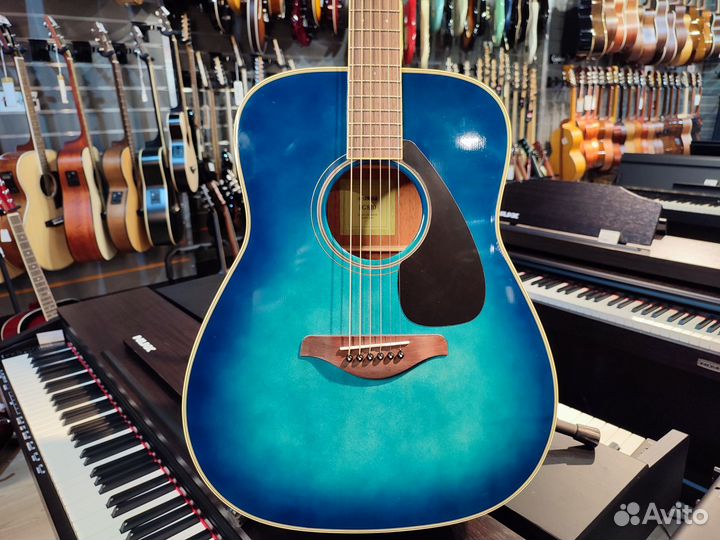 Yamaha FG820 Sunset Blue - акустическая гитара