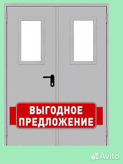 Дверь противопожарная дпм2