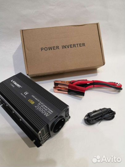 Преобразователь напряжения с 12 на 220 инвертор 2к