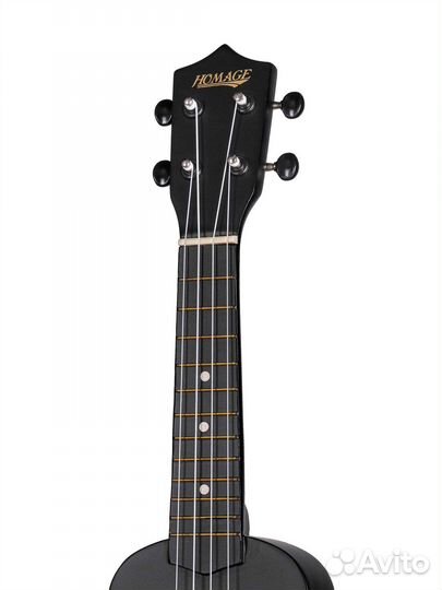 Укулеле сопрано, черный, Homage