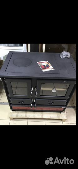 Печь чугунная с духовкой